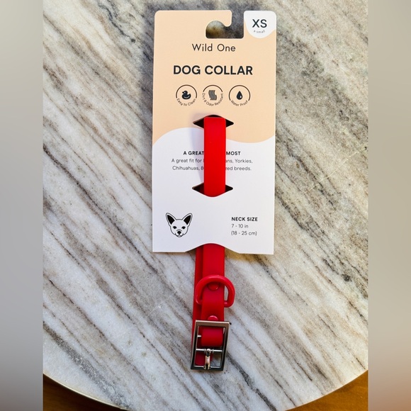 XS WILD ONE COLLAR- “STRAWBERRY” - Picture 2 of 2